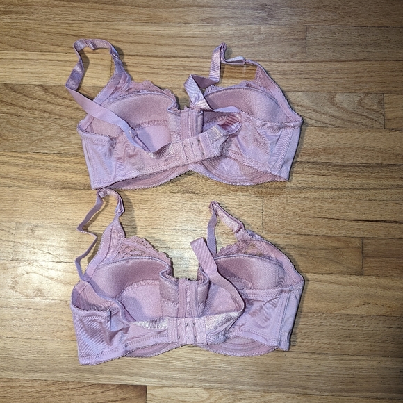 38E Set of 2 Bras Underwire Push Up Lace Floral Bras - Picture 3 of 9